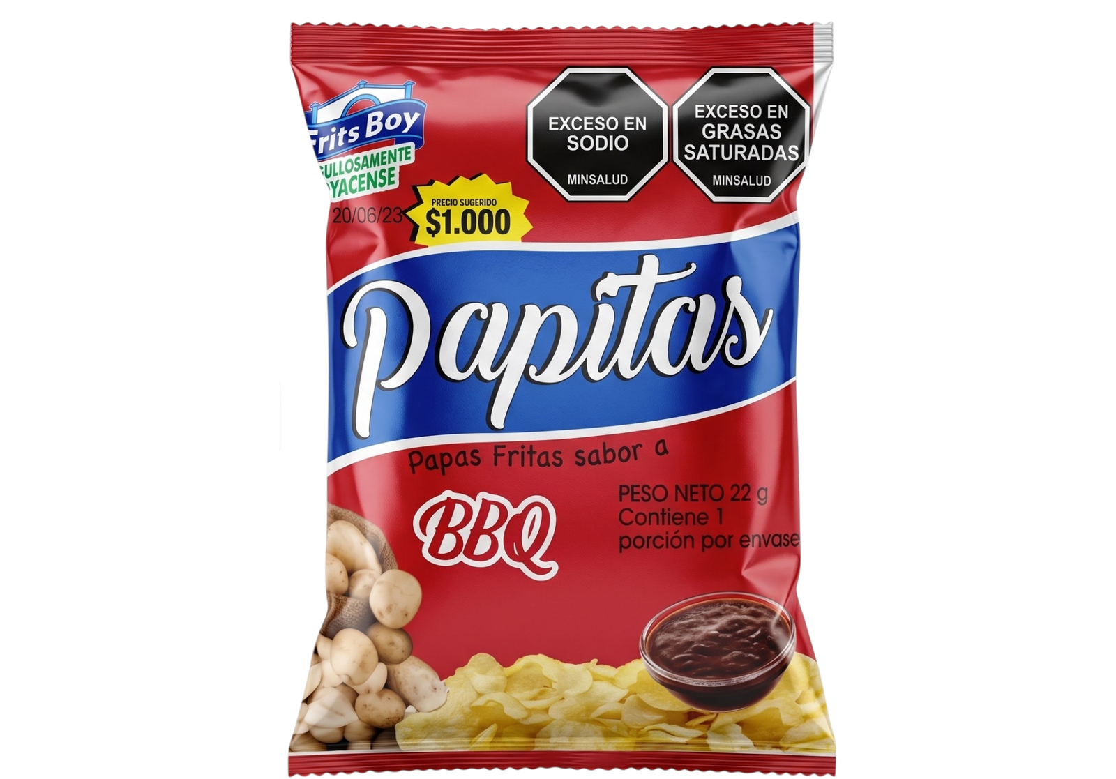 Papa BBQ Frits Boy